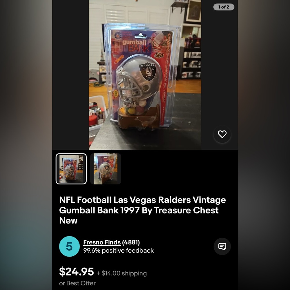 Illini’s toy huddle up gumball bank raiders vintage piece